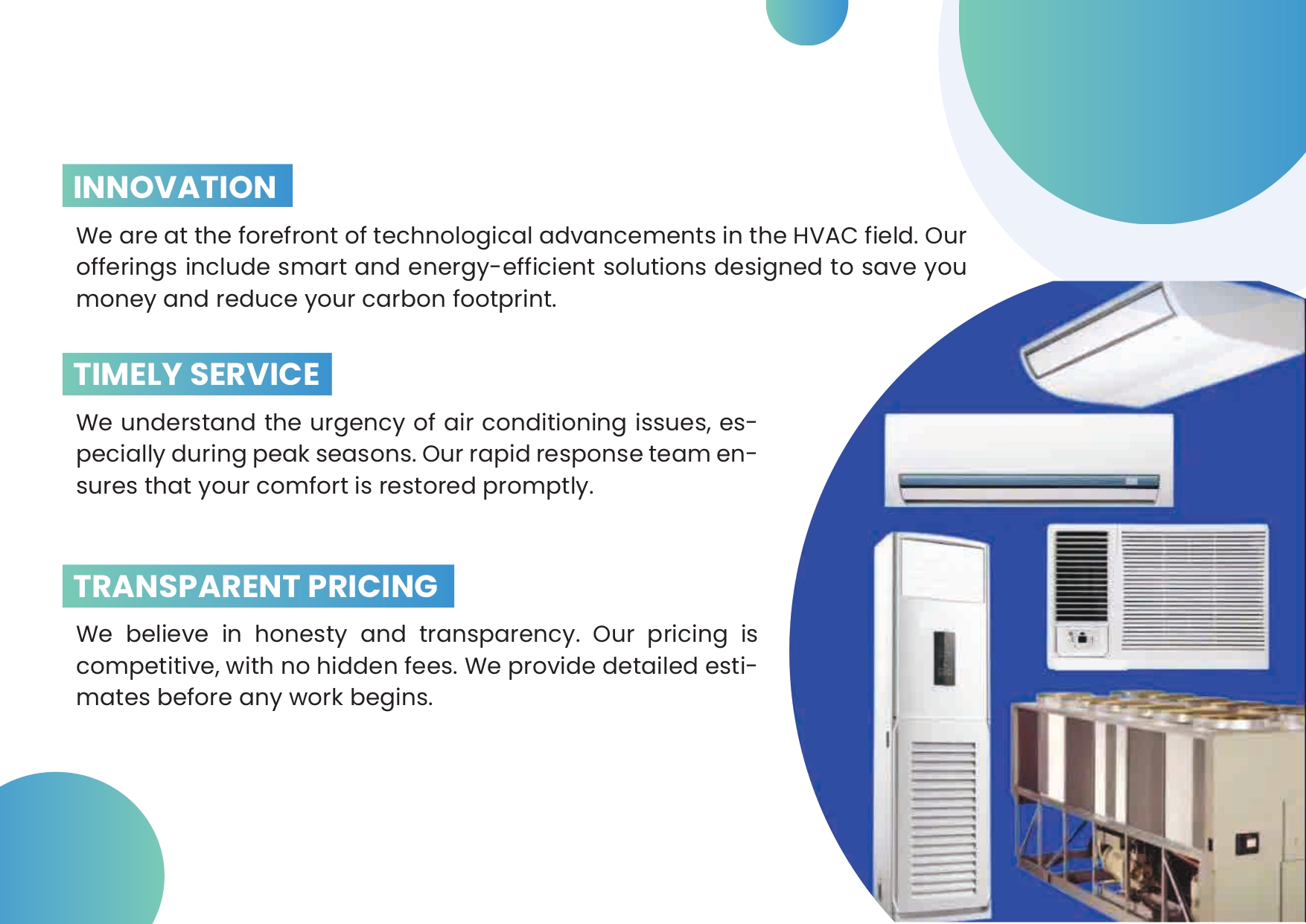 Innovation and Technology in AC Solutions